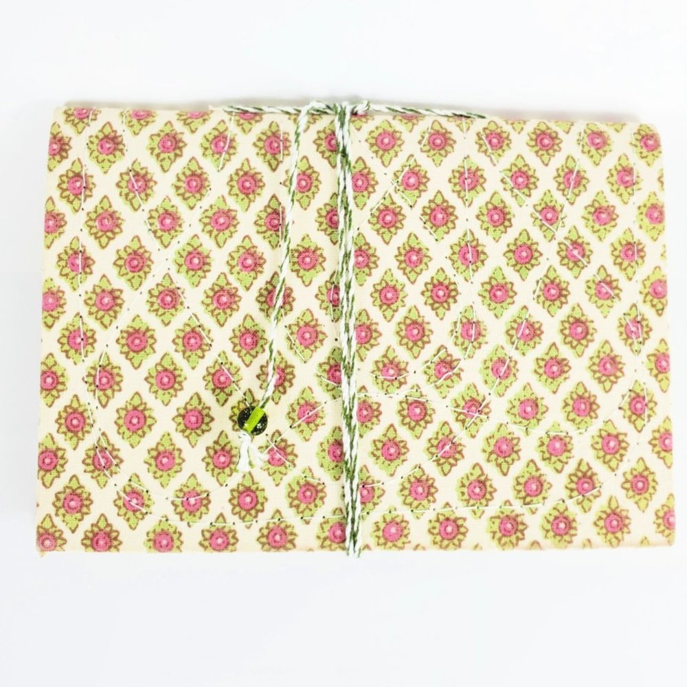 Two's Company NWOT Handmade Hardcover Journal Notebook Gift Made In India